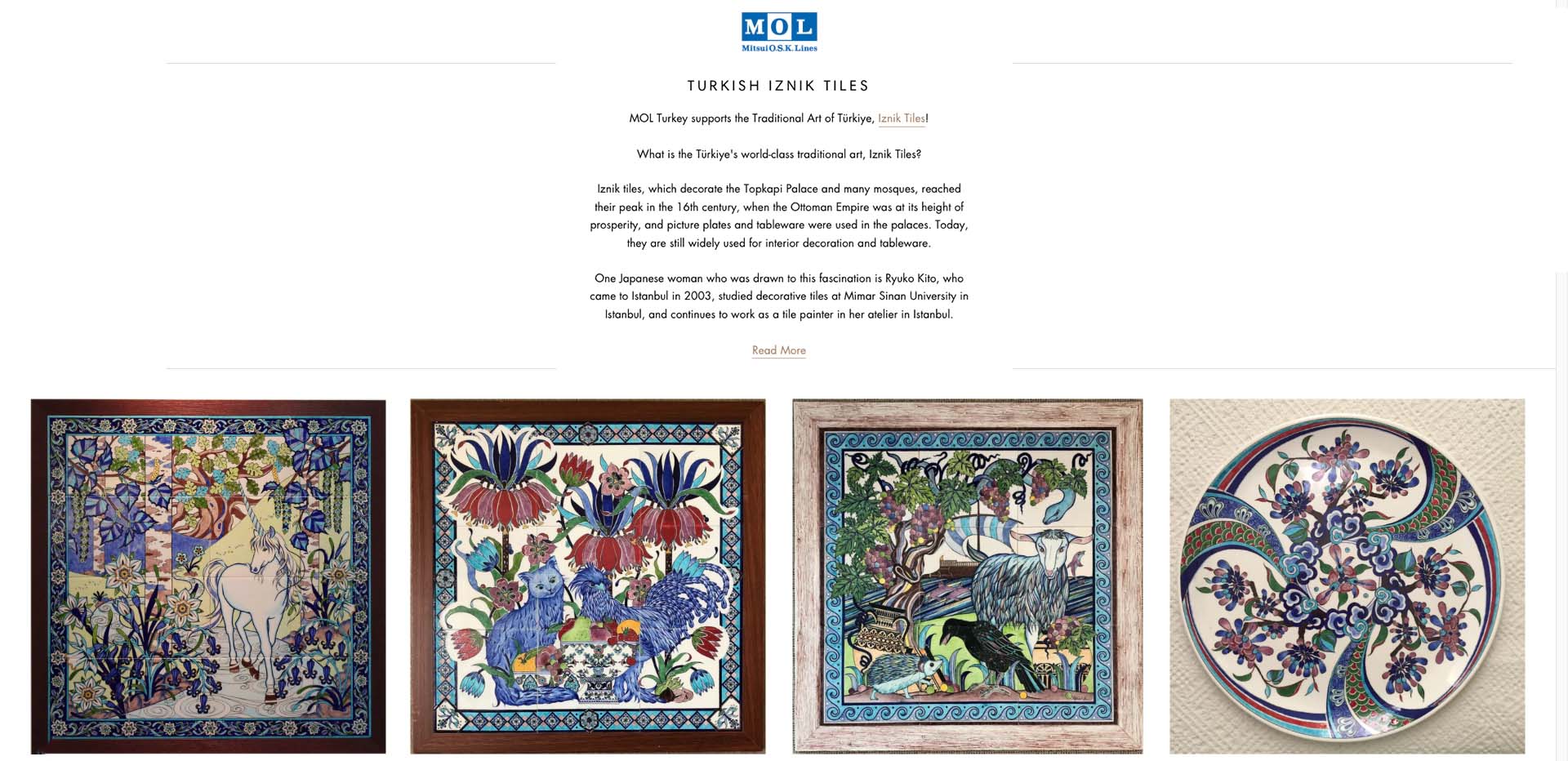 MOL Turkey Turkish Iznik Tiles