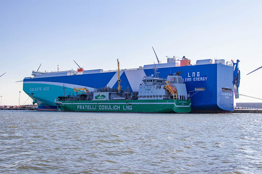 MOL Starts Use of Bio-LNG Fuel for Car Carrier Celeste Ace MOL Turkey