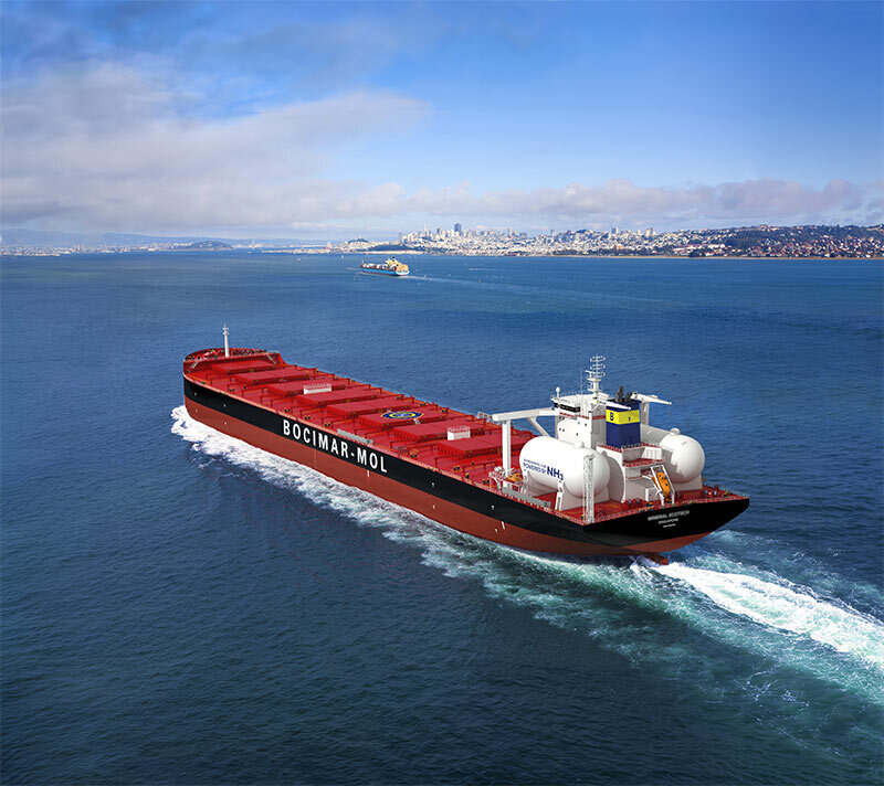 MOL Deploys the World's First Ammonia-fueled Capesize Bulkers and Chemical Tankers MOL Turkey