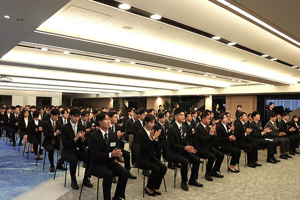 MOL President & CEO Hashimoto Addresses Company's Entrance Ceremony MOL Turkey