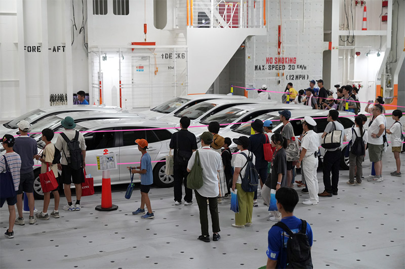 MOL Hosts Tour of Newest Car Carrier to Celebrate Marine Day  MOL Turkey